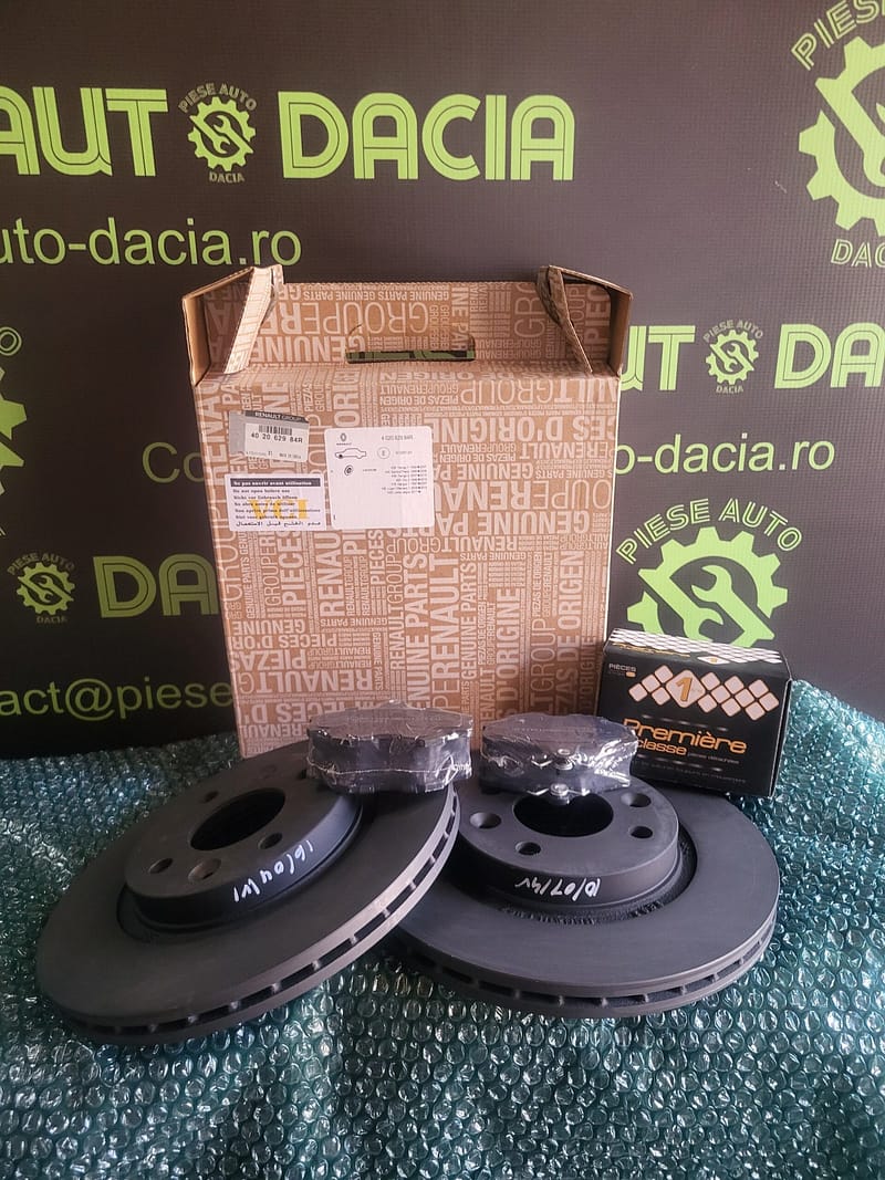 Pachet Frâne Renault – Disc + Plăcuțe Frână – Cod 402062984R / 410602192R