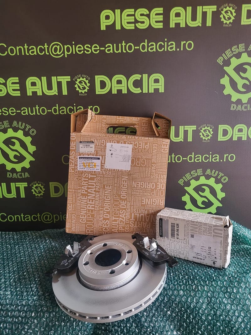 Pachet Frâne Renault – Disc 402061200R + Plăcuțe 410604682R